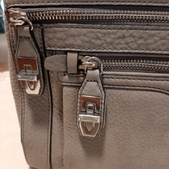 Rebecca Minkoff Crosby Nubuck Satchel Tote *EUC* - Picture 4 of 11